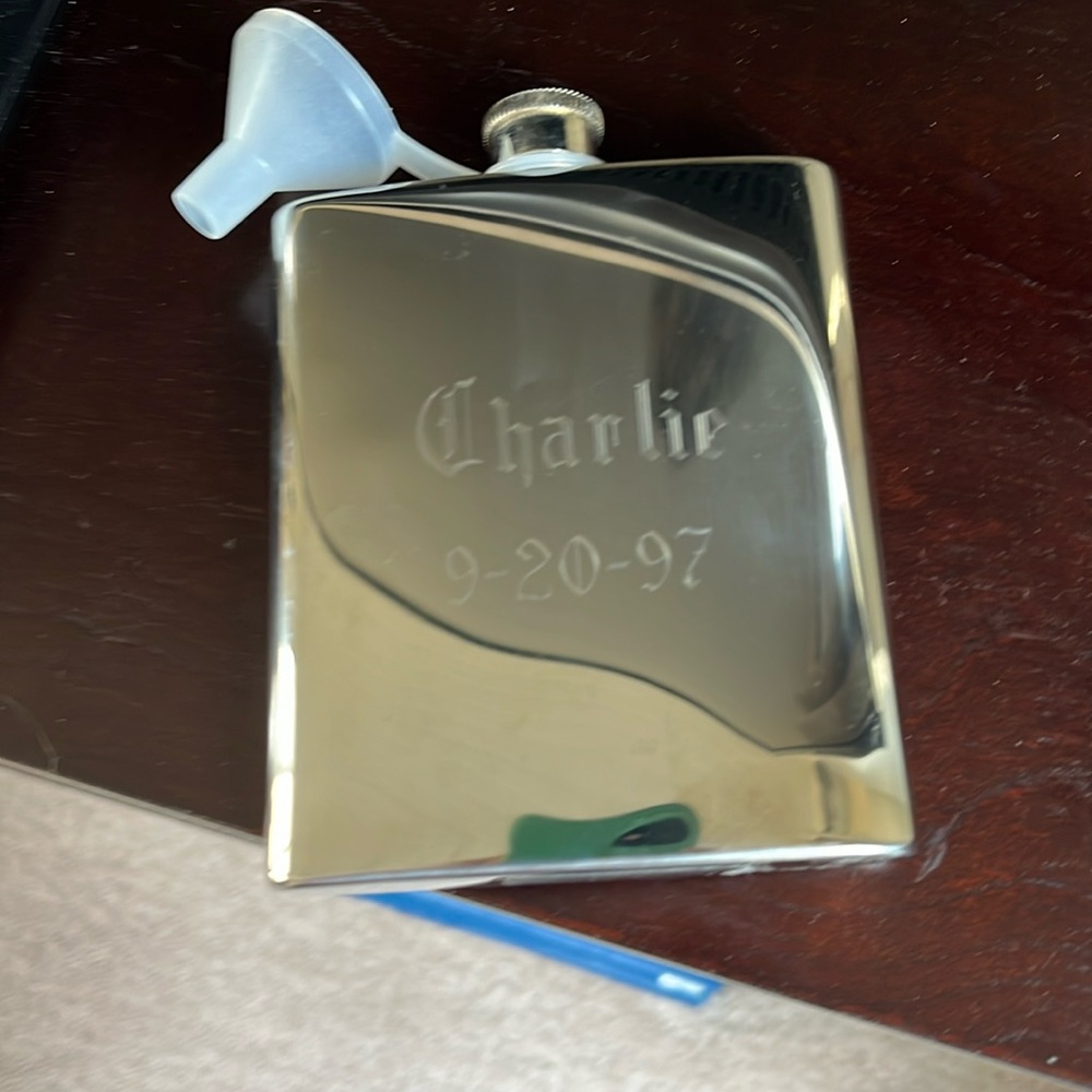 Flask stainless steel 7 oz